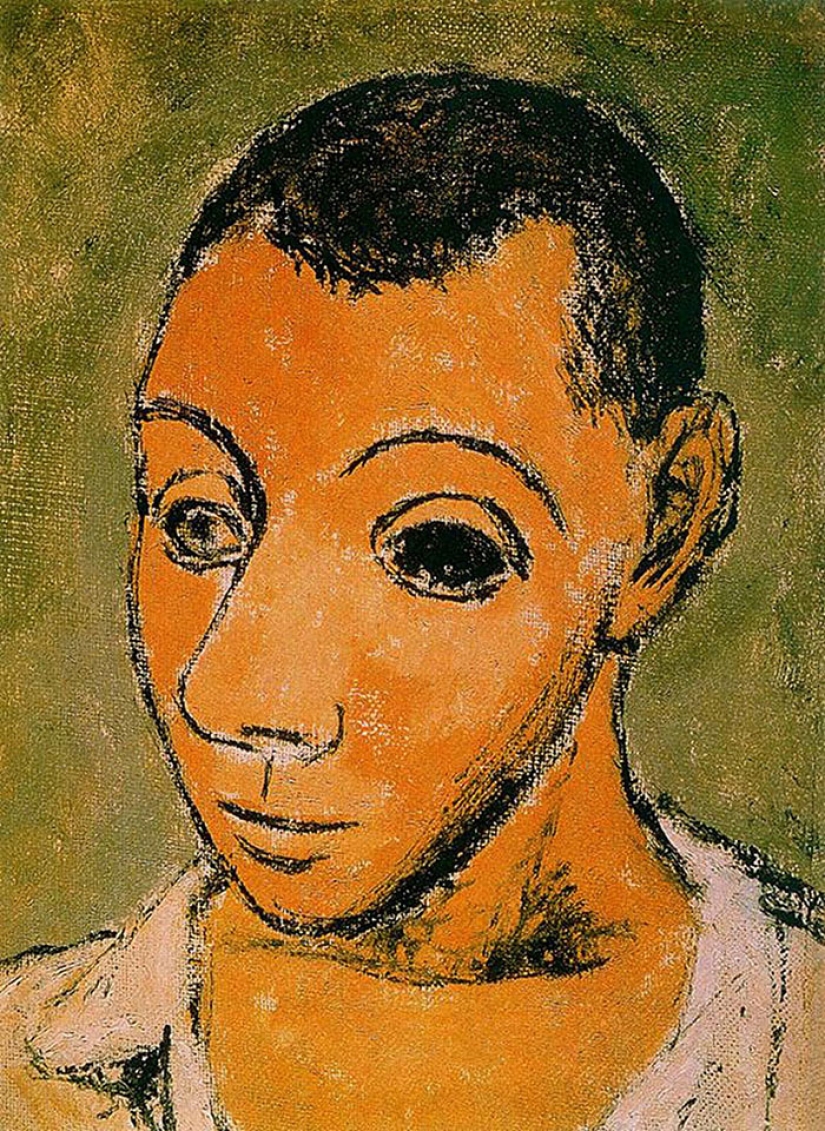 Evolution of Picasso's self-portrait: from 15 to 90 years