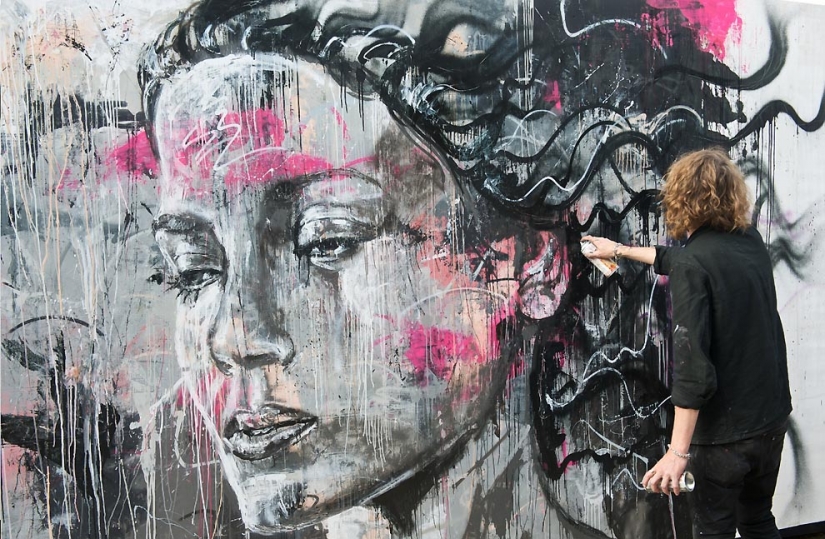 Examples of amazing street art by David Walker Examples of amazing street art by David Walker