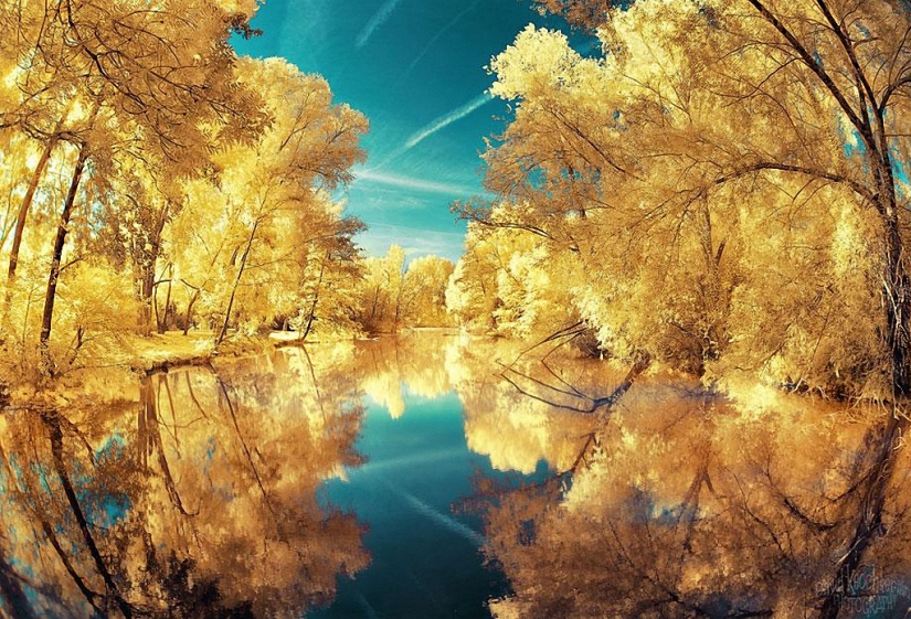 Fairy world in infrared light
