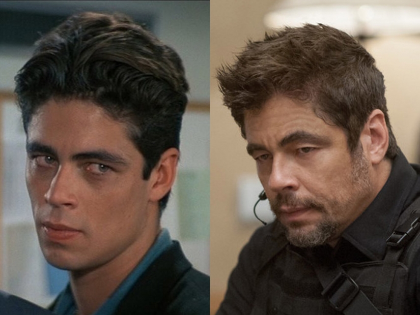 Famous actors in their first movies now