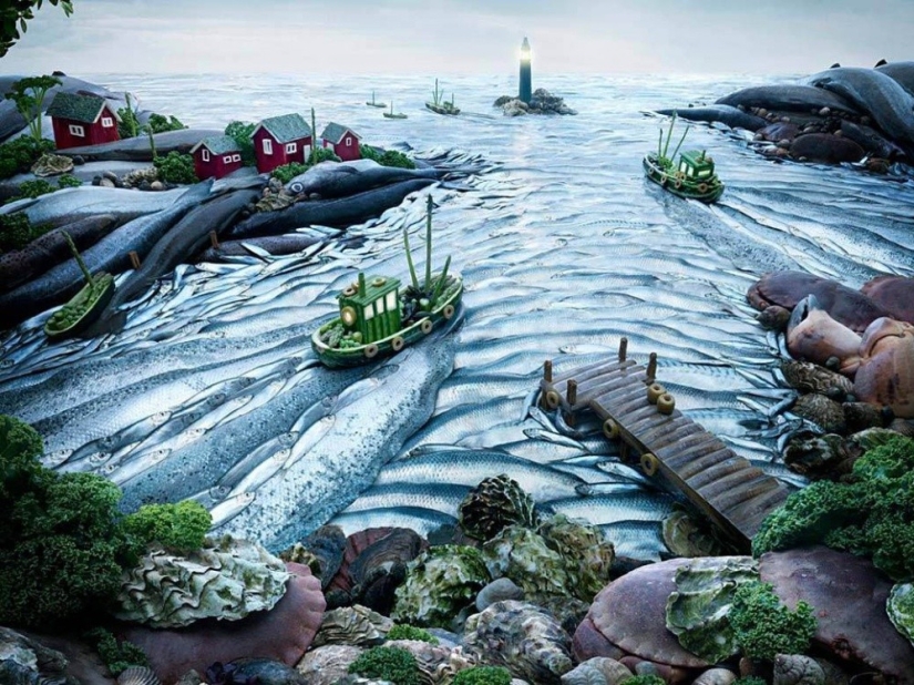 Fantastic landscapes of food. It happens like this Fantastic landscapes of food. It happens like this