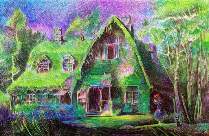 Fascinating ballpoint pen drawings from Marite Desaine