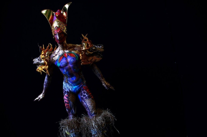 Festival Mundial de Bodypainting: modelos transformados en increíbles obras de arte