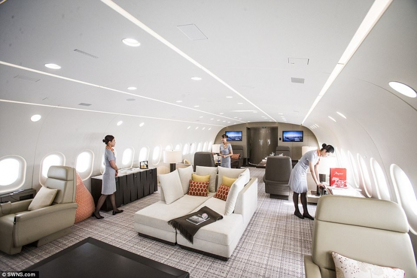 Flying penthouse: on board the liner, the rent of which will cost 25 thousand dollars per hour Flying penthouse: on board the liner, the rent of which will cost 25 thousand dollars per hour