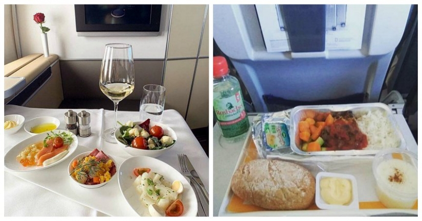 Food or food? How to feed in business class and economy class of different airlines Food or food? How to feed in business class and economy class of different airlines