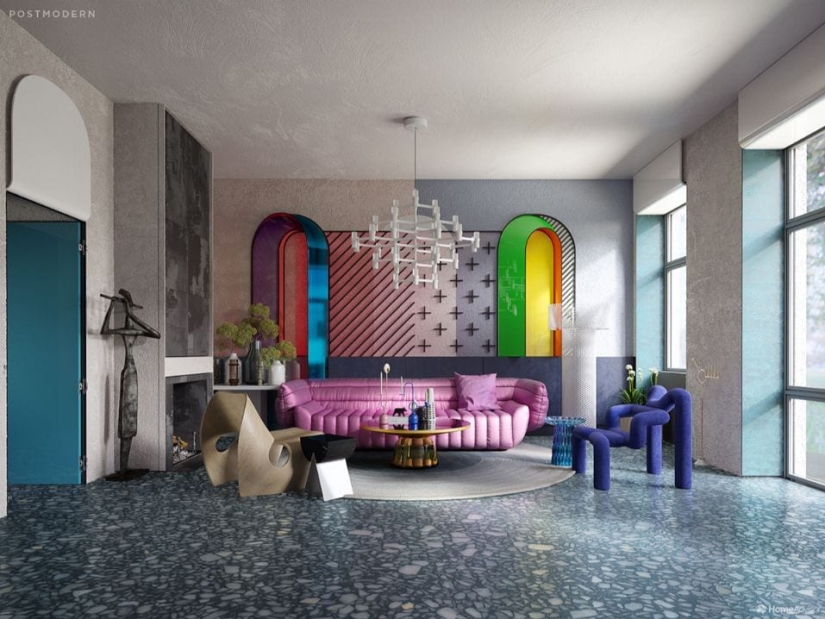 From the Renaissance to postmodernism: 500 years of interior design living room From the Renaissance to postmodernism: 500 years of interior design living room