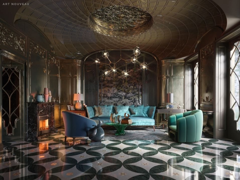 From the Renaissance to postmodernism: 500 years of interior design living room From the Renaissance to postmodernism: 500 years of interior design living room