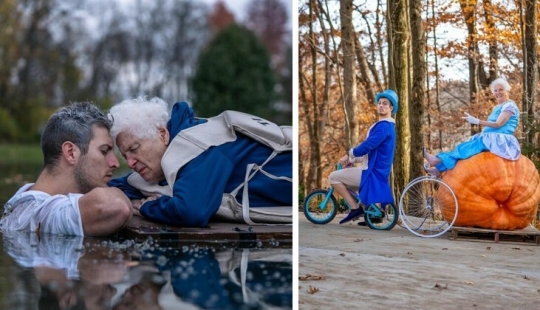 Funny grandmother and grandson have become Internet stars Funny grandmother and grandson have become Internet stars