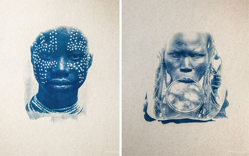 Georgian photographer uses a unique method of printing his photographs Georgian photographer uses a unique method of printing his photographs