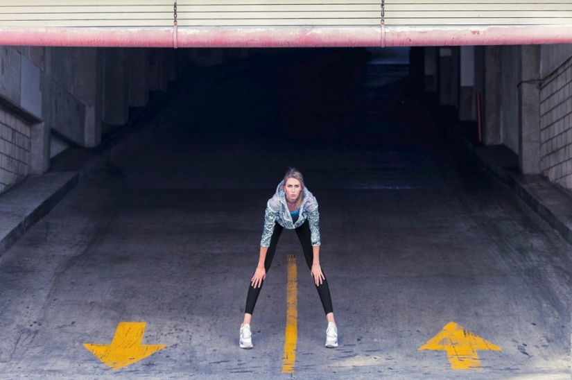 Girl with incredibly long legs