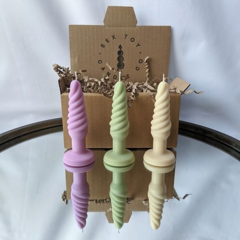 Girly startup in the kitchen: unemployed British woman makes indecent candles