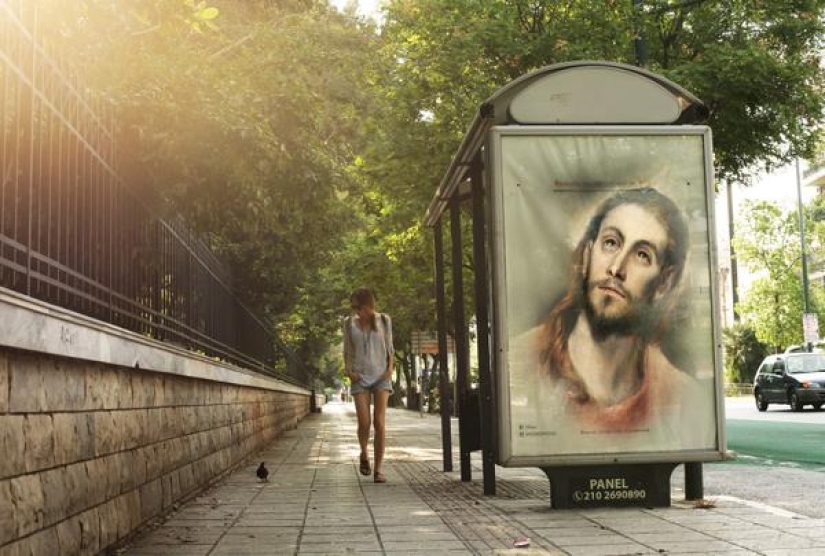 "God, who stole my advertisement?": Frenchman replaced street posters with classic paintings