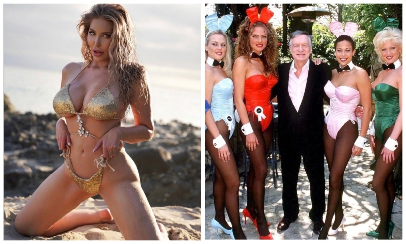 Halloween en la mansión de Hugh Hefner - arte corporal en lugar de vestuario y sexo en cada esquina