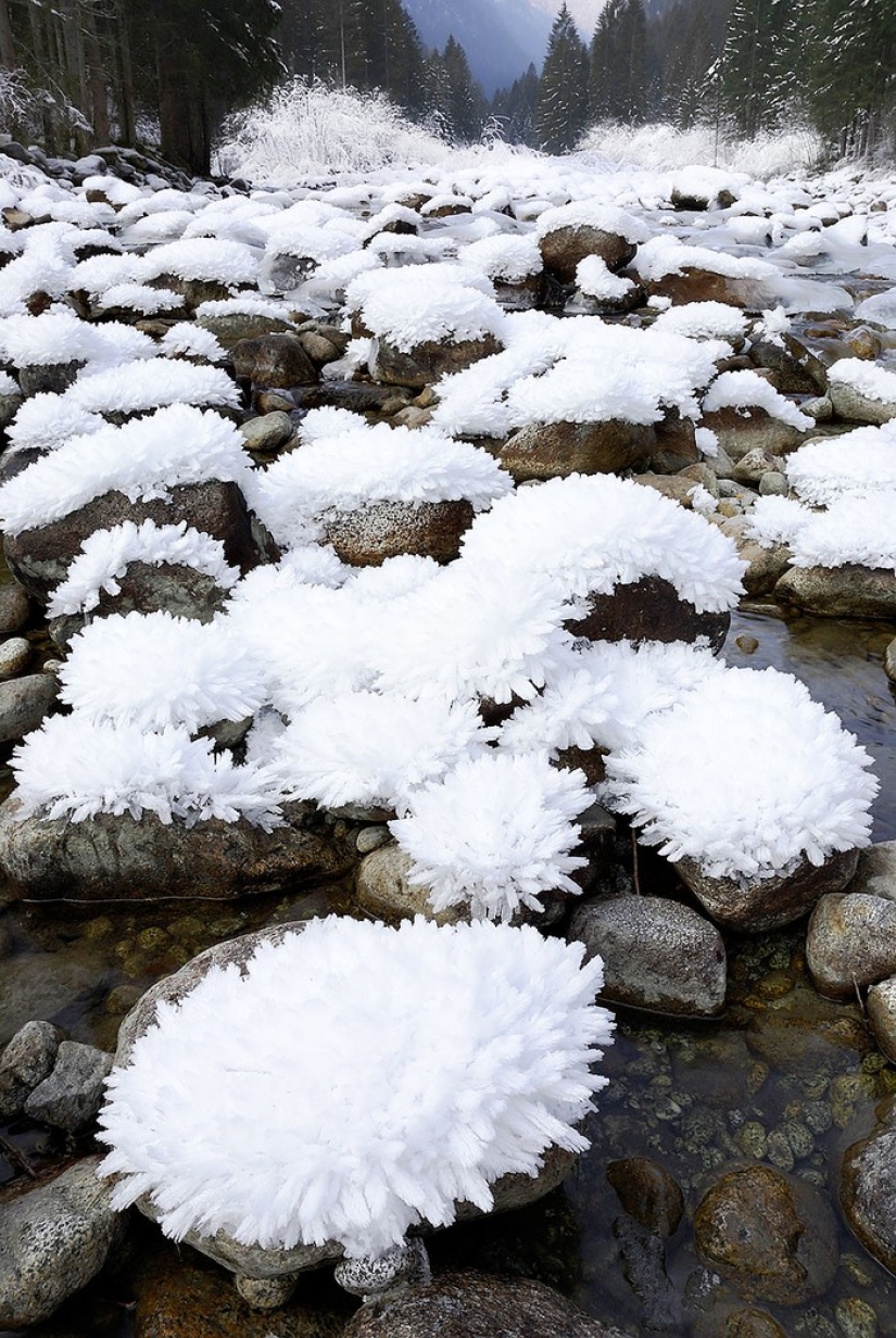 Helado de inspiración — 23 fotos de interesantes formaciones de hielo