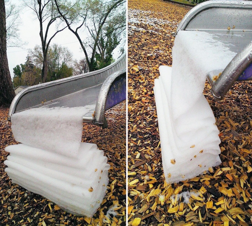 Helado de inspiración — 23 fotos de interesantes formaciones de hielo
