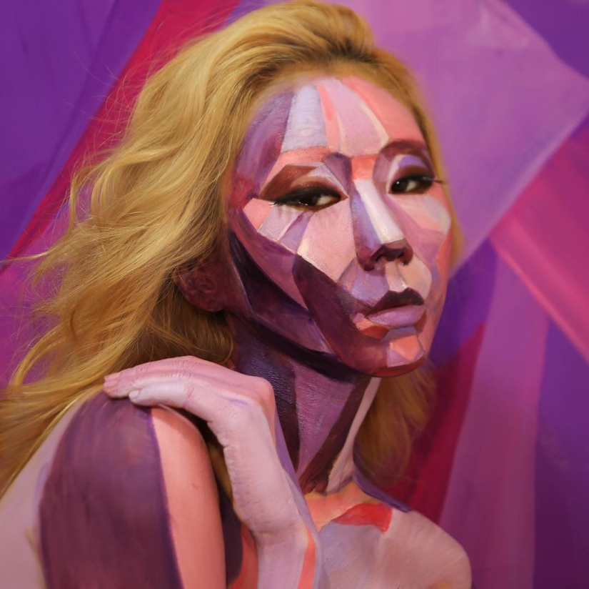 Hermosas quimeras: maquilladora de Corea explota el cerebro con ilusiones ópticas de maquillaje