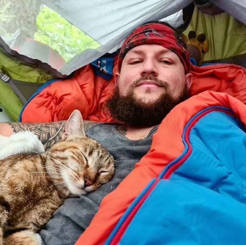 How a cat and her man circumnavigate the world on a bike How a cat and her man circumnavigate the world on a bike