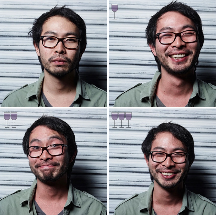 How do we look after three glasses of wine