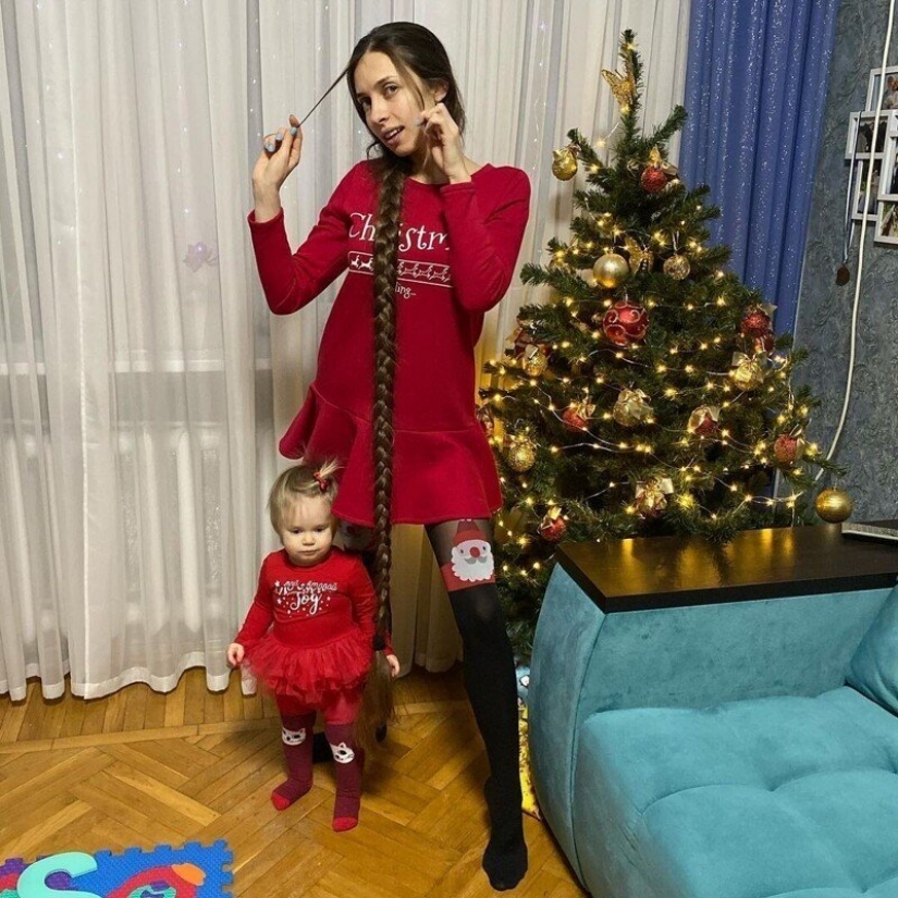How does the Ukrainian Rapunzel Alyona Anufrieva, who works as a lawyer, live?