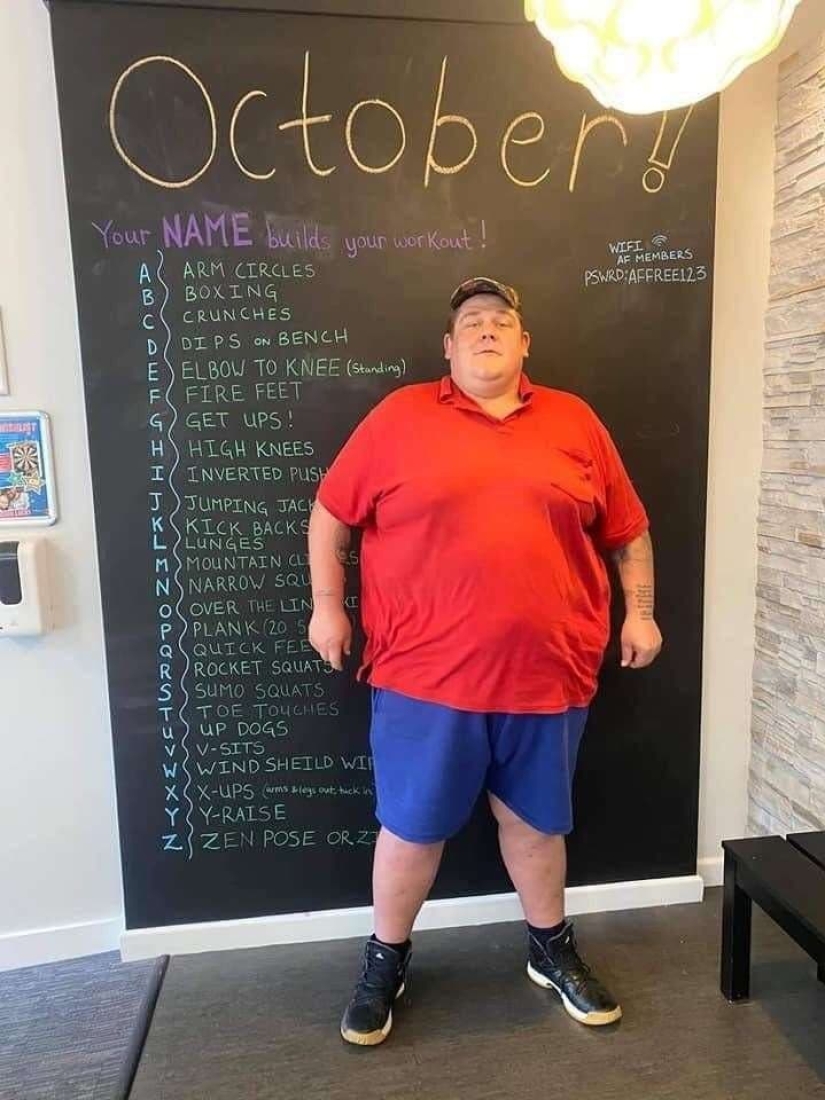 How to lose half in a year by simply giving up alcohol and fast food How to lose half in a year by simply giving up alcohol and fast food