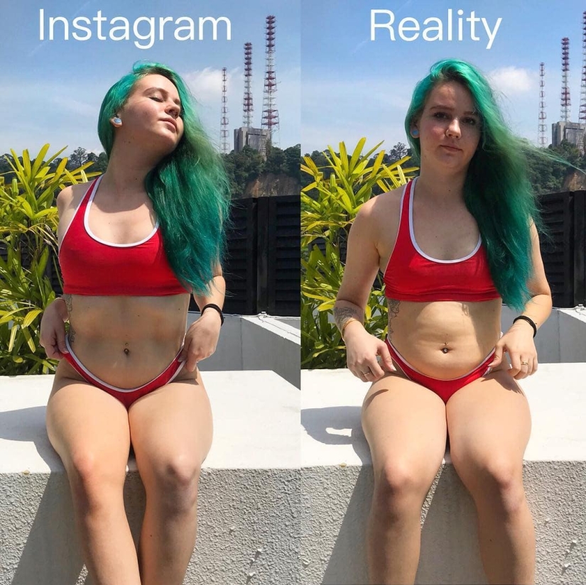 How we are deceived on Instagram: 25 examples of an honest fitness blogger
