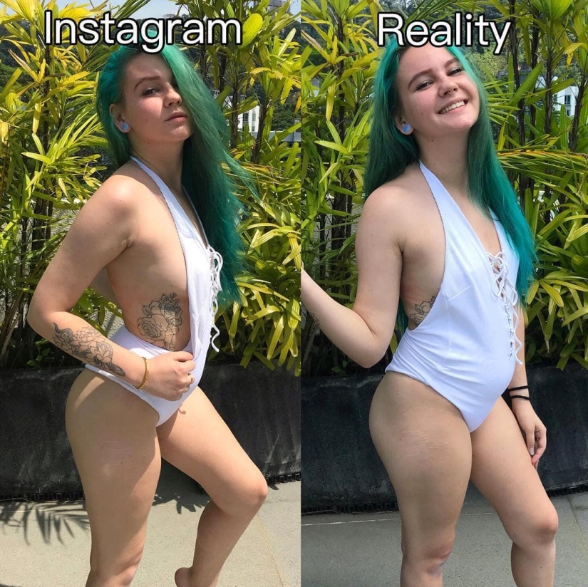 How we are deceived on Instagram: 25 examples of an honest fitness blogger