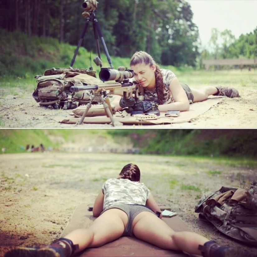 Huntress sells her erotic photos with slaughtered animals for the sake of protecting nature Huntress sells her erotic photos with slaughtered animals for the sake of protecting nature