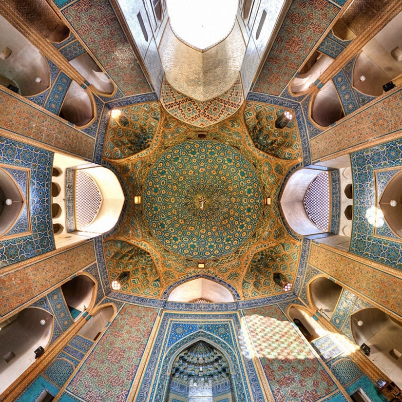 Hypnotic patterns of Iranian mosques