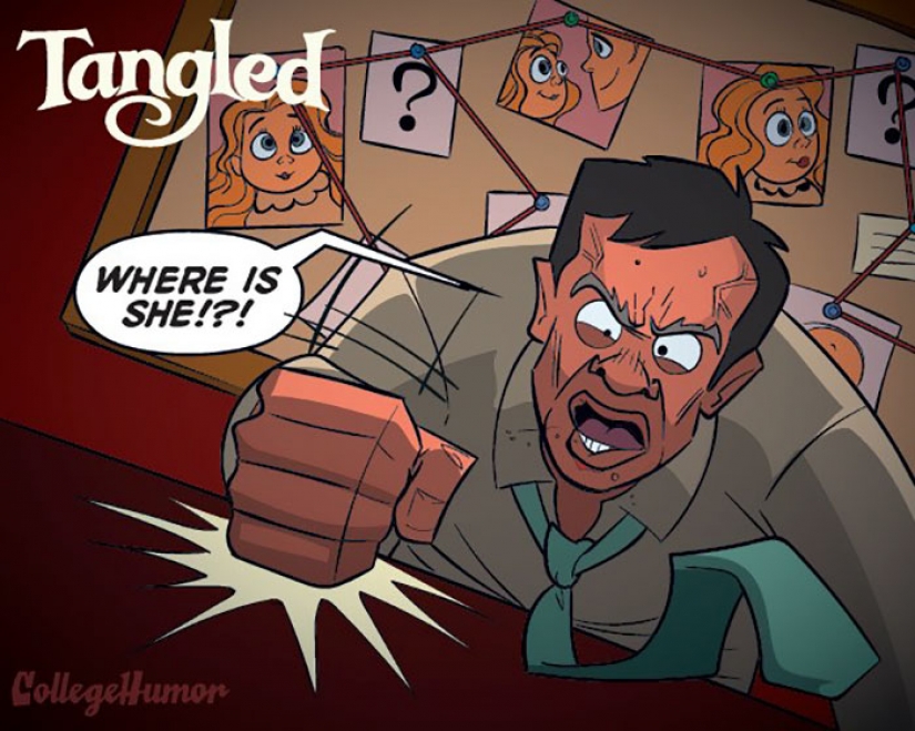 If disney cartoons were the police