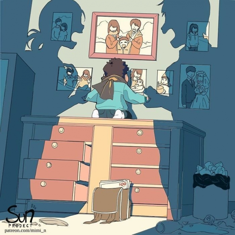 Ilustraciones que reflejan lo que está mal en nuestra sociedad.