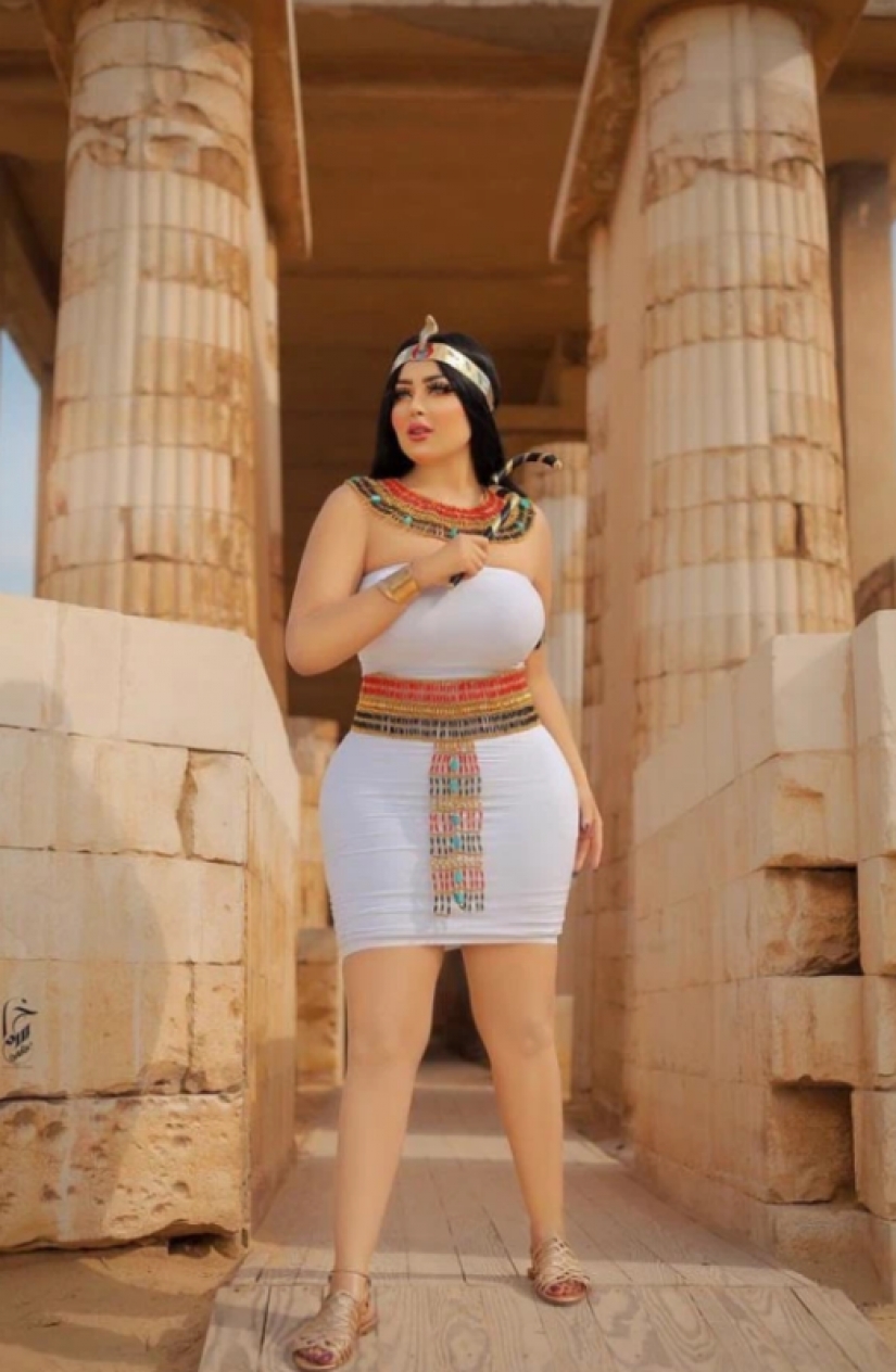 In Egypt, a photographer and a model were arrested for openly shooting near the pyramids