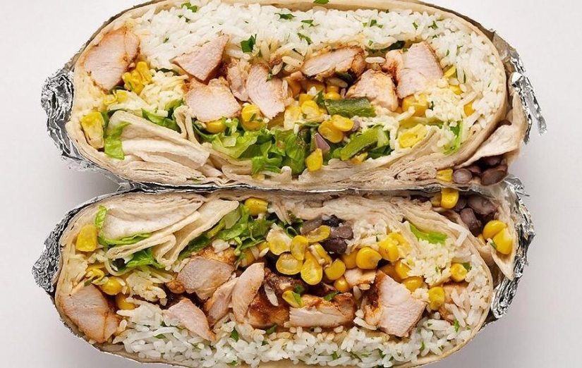 In half: the usual things, cut into pieces In half: the usual things, cut into pieces