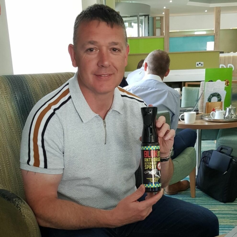 In pubs and libraries in Britain, they began using a spray against drug addicts