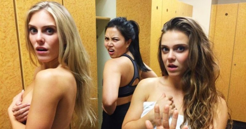 In the Czech Republic uncovered a gang of lesbians who was active in the women's locker room