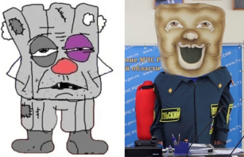 In the Tula region, the Ministry of Emergency Situations hired Gingerbread Tula and awarded him a medal