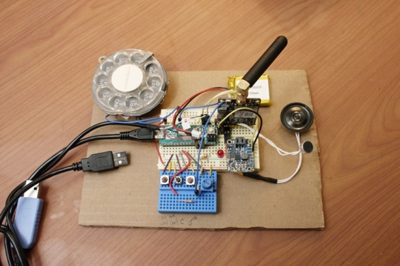 In the United States has created a real disk "babushkofon" for retro lovers