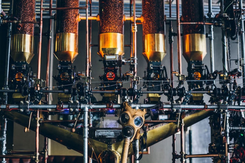 Increíble café steampank en Sudáfrica