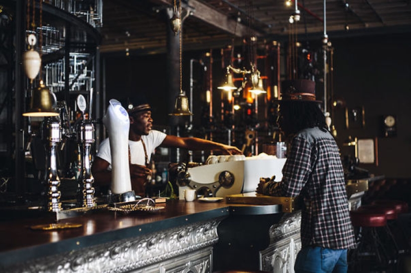 Increíble café steampank en Sudáfrica