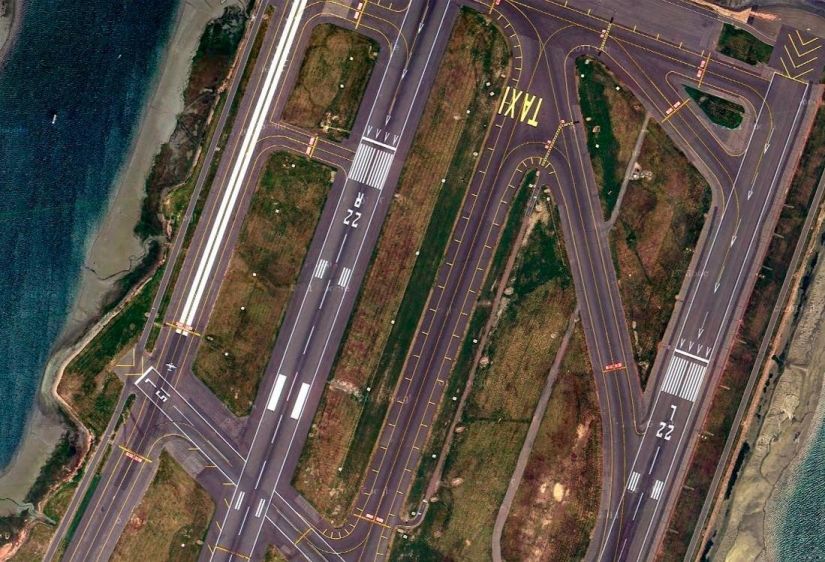 Increíble la geometría de las pistas