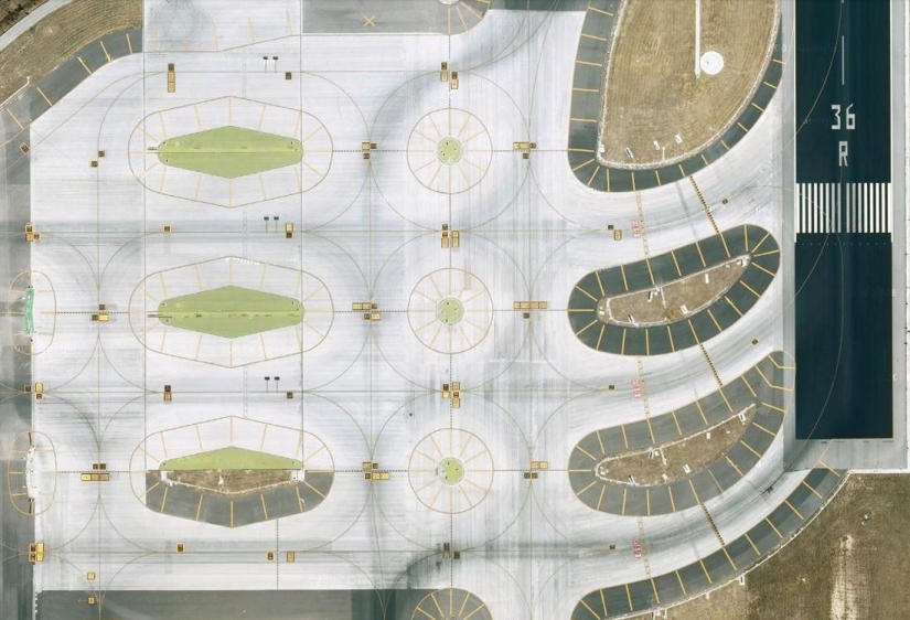 Increíble la geometría de las pistas