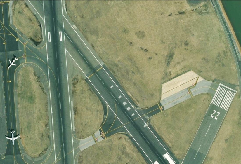 Increíble la geometría de las pistas