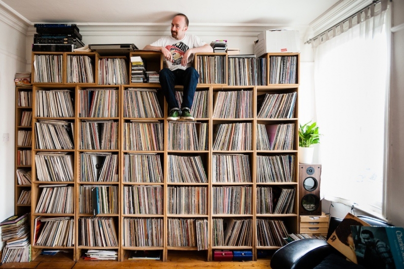 Incredible collections of vinyl records and their owners