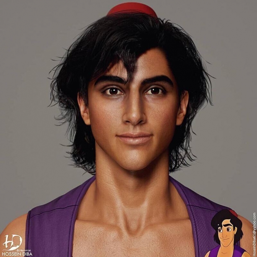 Incredibly realistic and a bit creepy characters of pop culture by Hossein Diba