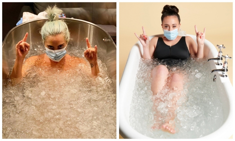 Invigorating effect: why stars take ice baths Invigorating effect: why stars take ice baths