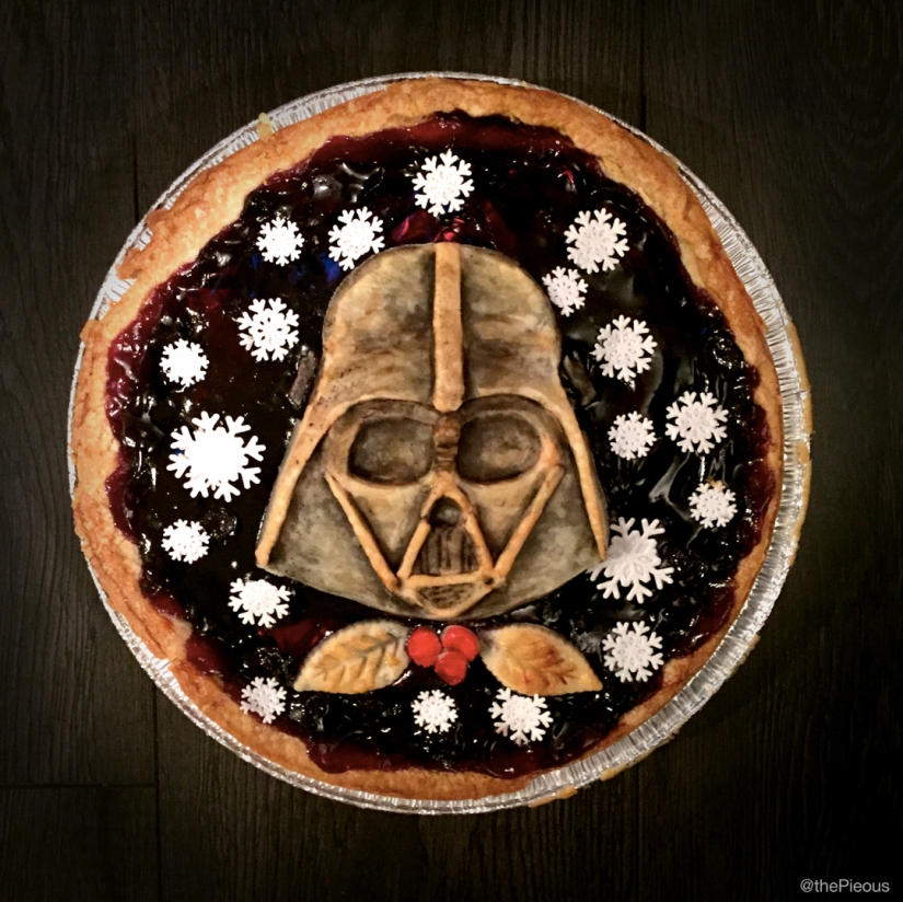 It's a pity to even cut it: pop culture in pies