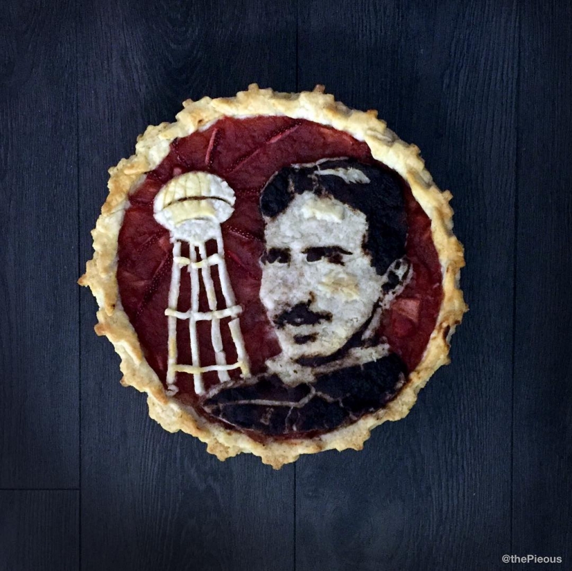 It's a pity to even cut it: pop culture in pies