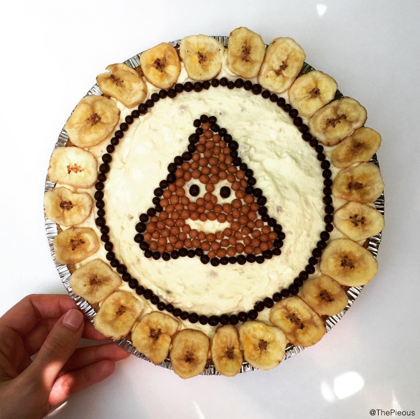 It's a pity to even cut it: pop culture in pies