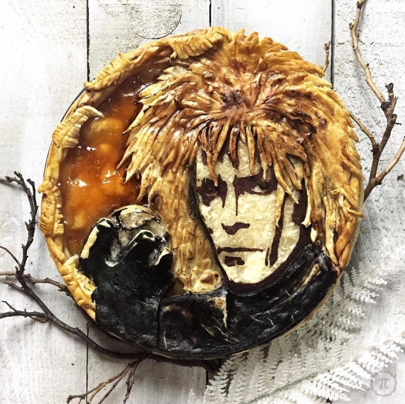 It's a pity to even cut it: pop culture in pies