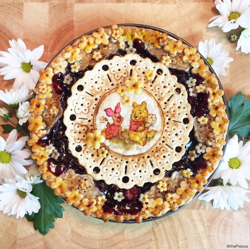 It's a pity to even cut it: pop culture in pies