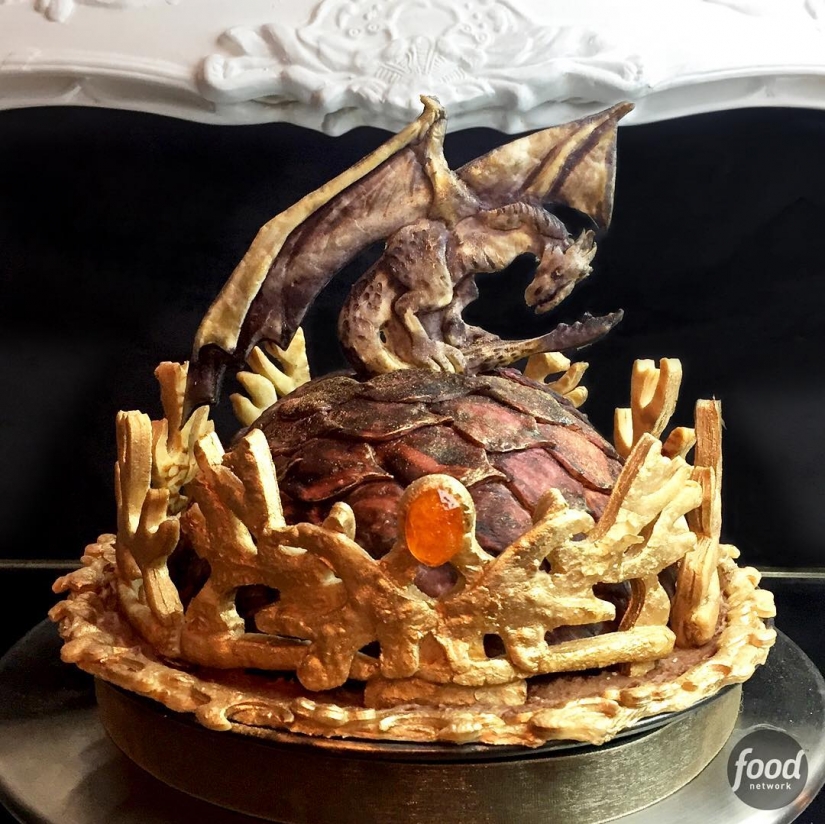 It's a pity to even cut it: pop culture in pies
